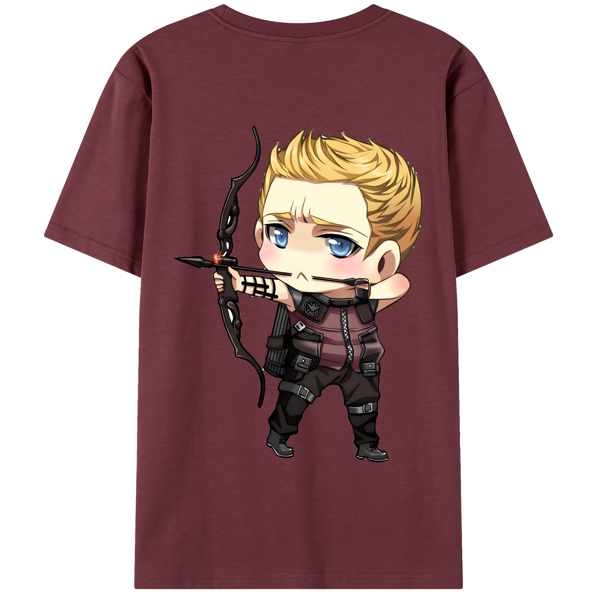 （画像用） アベンジャーズ The Avengers 綿100％半袖Tシャツ（背面プリント）